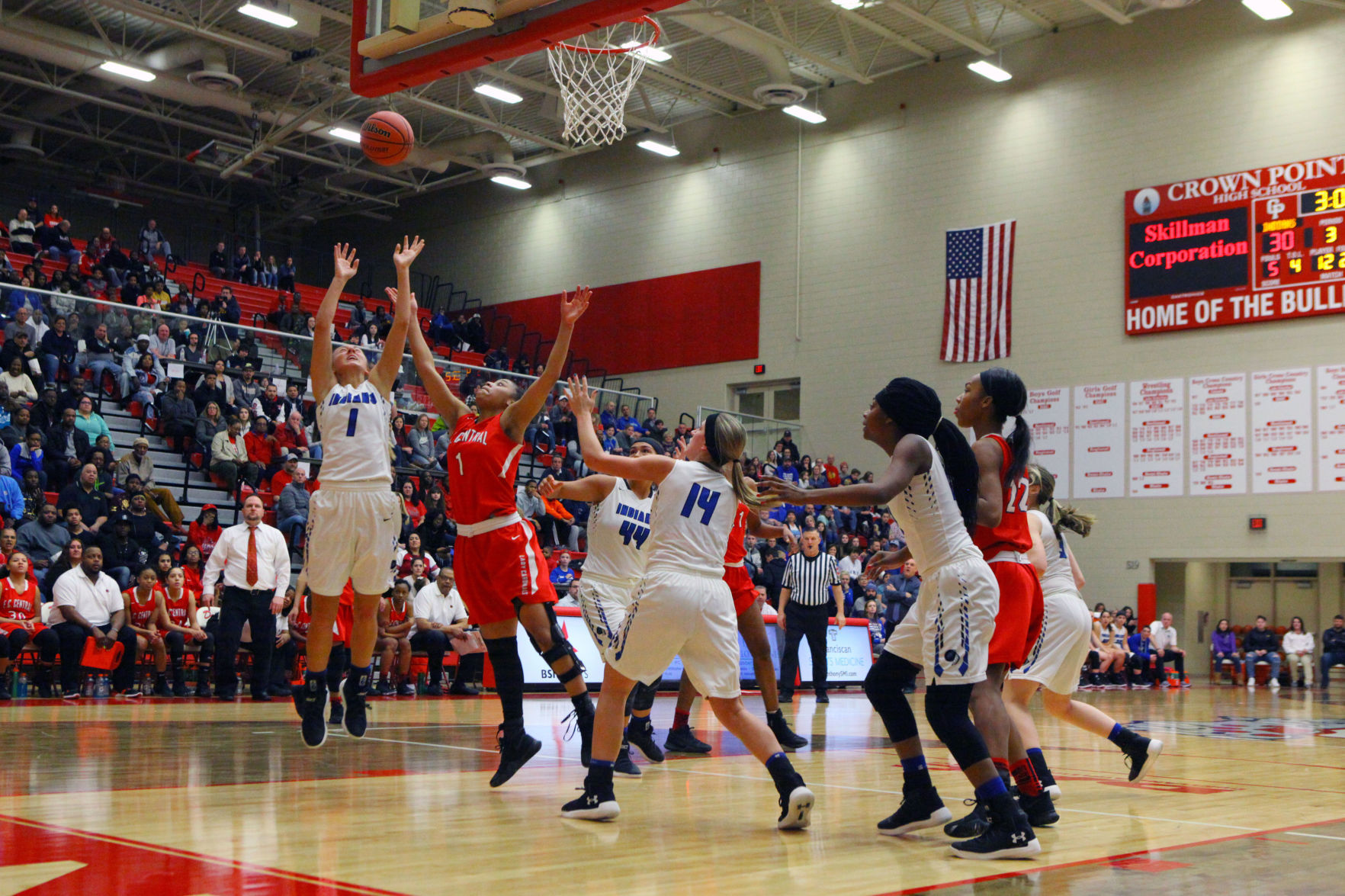 Gallery: Girls Basketball Sectional Finals - E.C. Central vs. Lake Central